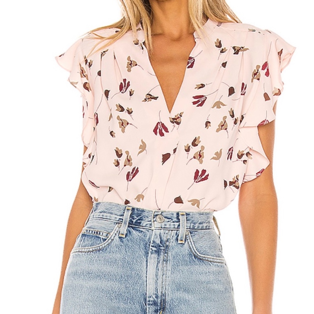 Joie Cap Sleeve Blouse
